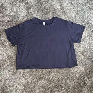 P’Tula Half Time Crop - Fossil Grey